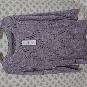 NWT- NY&C Purple Sweater